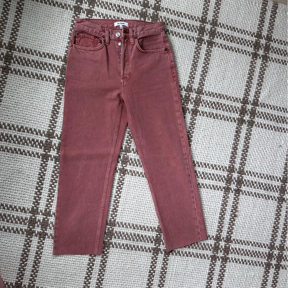 Re/done stove pipe jeans 25